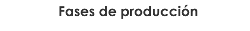 Fases de producción